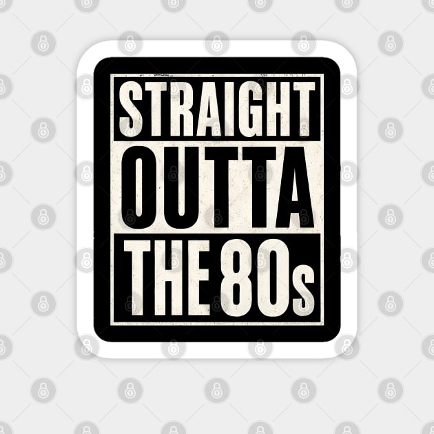 Straight Outta the 80s Sticker by UrbanLifeApparel